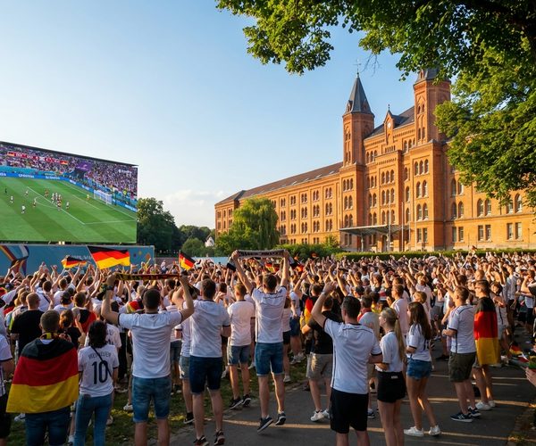 Public Viewing Deutschland WM-Spiel