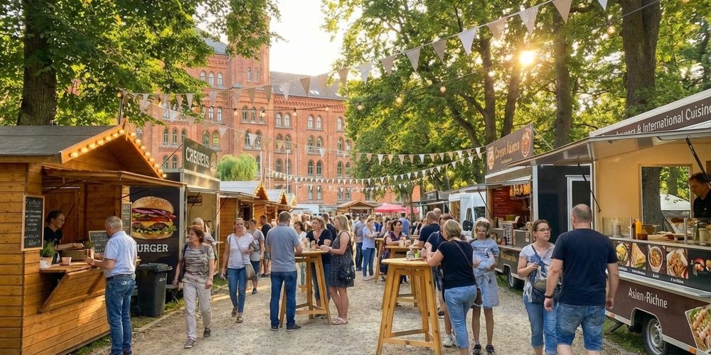 Streetfood-Markt im Stadtpark
